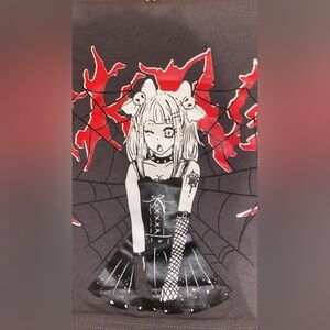 Anime cropped T-shirt